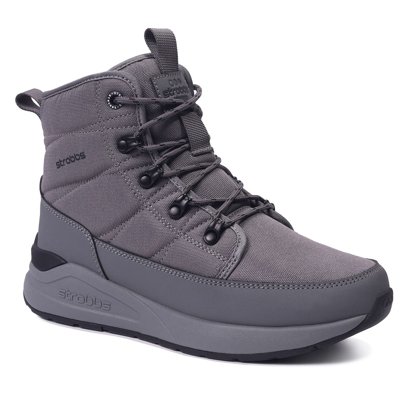 Кроссовки Strobbs с тинсулейтом женские F8515-10 серые
