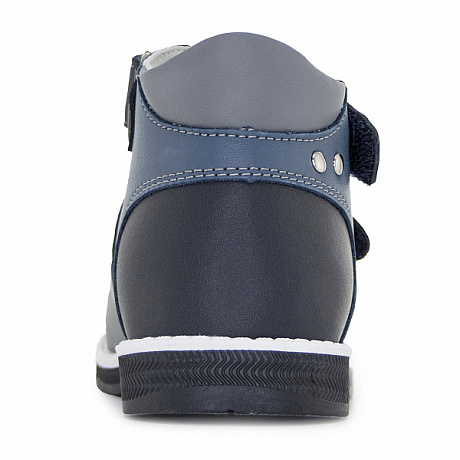 Сандали ортопедические Ортобум для мальчиков 25057-07 синяя сталь. Изображение 3 из 5