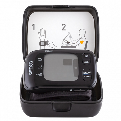 Тонометр Omron RS7 Intelli IT на запястье автоматический с манжетой 13,5-21,5 см. Изображение 2 из 3